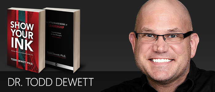 Author and leadership expert Todd Dewett